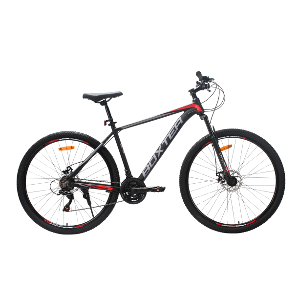 Велосипед CrossBike BOXTER 29" 19" Чорний-Червоний