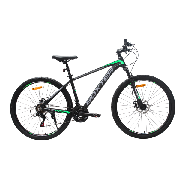 Велосипед CrossBike BOXTER 29" 19" Чорний-Зелений