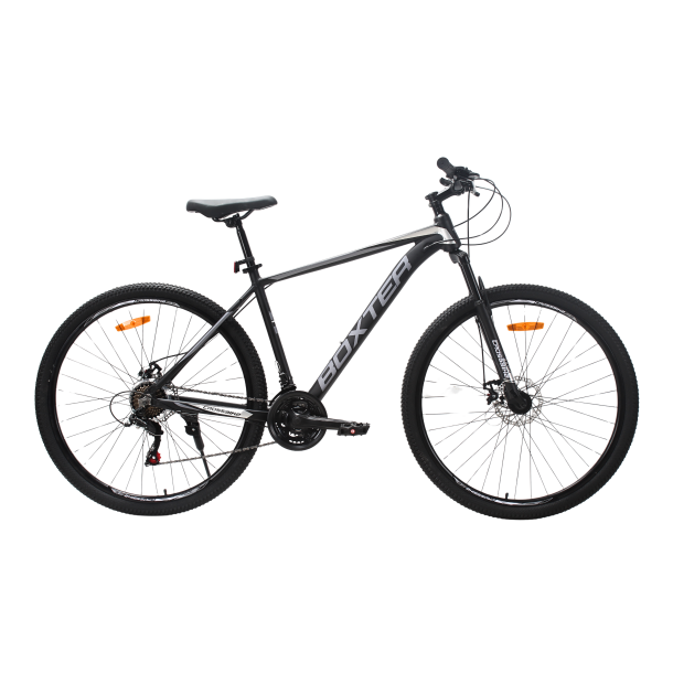 Велосипед CrossBike BOXTER 27.5" 17" Чорний-Сріблястий