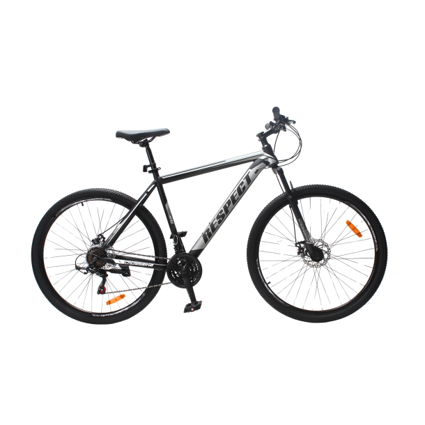 Велосипед CrossBike RESPECT 29" 21" Черный-Серый