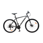 Велосипед CrossBike RESPECT 29" 21" Чорний-Сірий