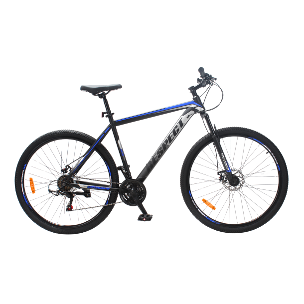 Велосипед CrossBike RESPECT 29" 21" Черный-Синий