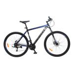 Велосипед CrossBike RESPECT 29" 21" Чорний-Синій