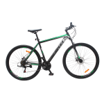 Велосипед CrossBike RESPECT 29" 21" Чорний-Зелений