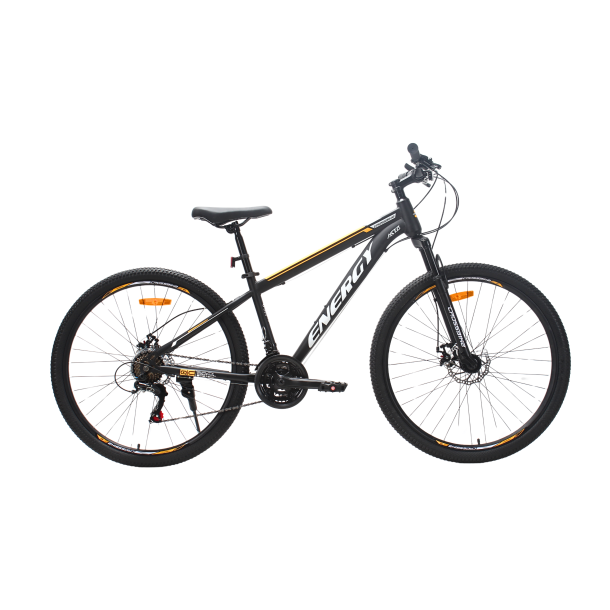 Велосипед CrossBike Energy 27.5" 17" Черный-Оранжевый