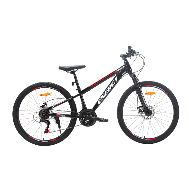 Велосипед CrossBike Energy 26" 13" Чорний-Червоний