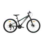 Велосипед CrossBike Energy 24" 11" Чорний-Зелений