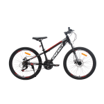 Велосипед CrossBike Energy 24" 11" Чорний-Червоний