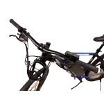 Електровелосипед CrossBike Convoy 29" 19" Чорний-Синій задній 500W 48V/13Ah