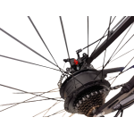 Электровелосипед CrossBike Convoy 29" 19" Чёрный-Синий задний 500W 48V/13Ah