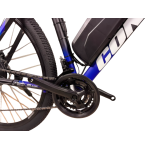 Электровелосипед CrossBike Convoy 29" 19" Чёрный-Синий задний 500W 48V/13Ah