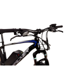 Електровелосипед CrossBike Tracker 29" 19" Чорний-Синій задній 500W 48V/13Ah