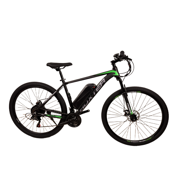 Електровелосипед CrossBike Boxter 29" 19" Чорний-Зелений задній 500W 48V/13Ah