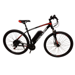 Електровелосипед CrossBike Tracker 29" 18" Чорний-Червоний задній 500W 48V/13Ah