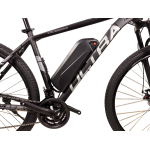 Электровелосипед CrossBike Ultra 29" 19" Чёрный-Серебристый задний 500W 48V/13Ah