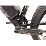 Електровелосипед CrossBike Storm 27,5" 17" Чорний-Зелений задній 500W 48V/13Ah