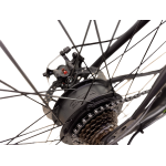 Электровелосипед CrossBike Storm 27,5" 17" Чёрный-Зелёный задний 500W 48V/13Ah