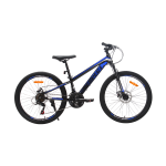 Велосипед CrossBike RESPECT 24" 11" Чорний-Синій