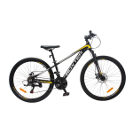 Велосипед CrossBike BOXTER 26" 12.5" Чёрный-Жёлтый-Серый