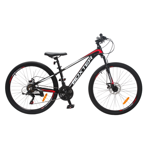 Велосипед CrossBike BOXTER 26" 12.5" Чёрный-Белый-Красный
