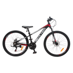 Велосипед CrossBike BOXTER 26" 12.5" Чорний-Білий-Червоний