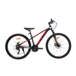 Велосипед CrossBike BOXTER 26" 12.5" Чорний-Червоний-Білий