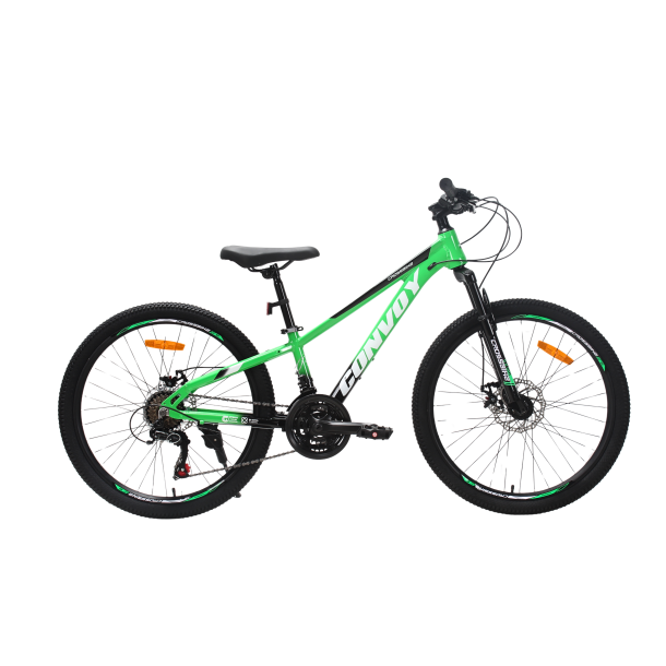 Велосипед CrossBike CONVOY 24" 11" Зелёный-Чёрный