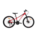 Велосипед CrossBike CONVOY 24" 11" Червоний-Чорний