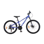 Велосипед CrossBike ULTRA 24" 12" Чёрный-Синий