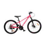 Велосипед CrossBike ULTRA 24" 12" Розовый-Белый