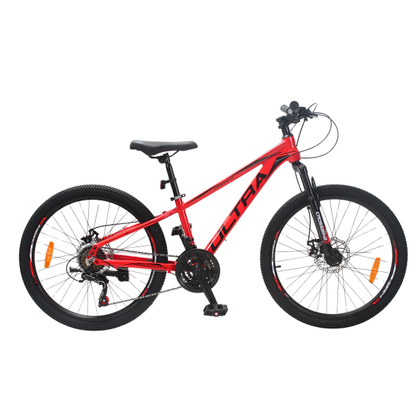 Велосипед CrossBike ULTRA 24" 12" Червоний-Чорний