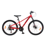 Велосипед CrossBike ULTRA 24" 12" Красный-Черный