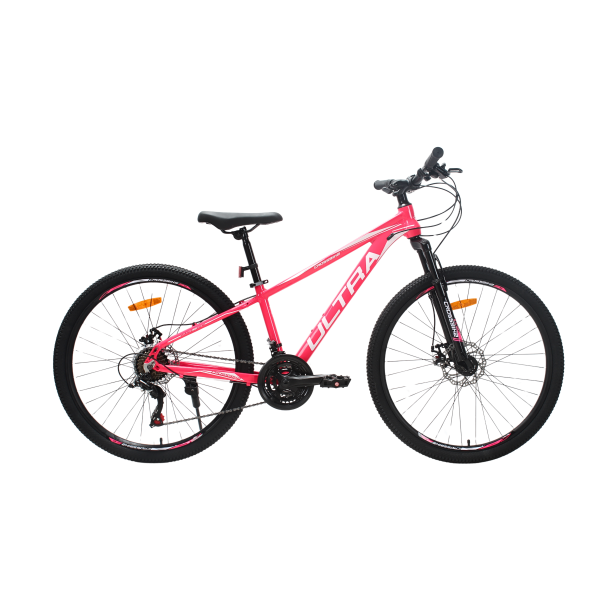 Велосипед CrossBike ULTRA 26" 13" Розовый-Белый