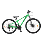 Велосипед CrossBike ULTRA 26" 13" Зелёный-Черный