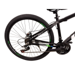 Велосипед CrossBike Lion 27.5" 15" Чёрный-Зеленый (уценка)