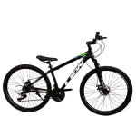 Велосипед CrossBike Lion 27.5" 15" Чорний-Зелений (уцінка)