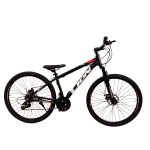 Велосипед CrossBike Lion 27.5" 15" Чорний-Червоний (уцінка)