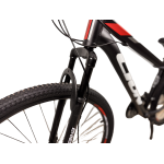 Велосипед CrossBike Lion 27.5" 15" Чорний-Червоний (уцінка)