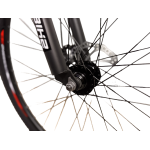 Велосипед CrossBike Lion 27.5" 15" Чорний-Червоний (уцінка)