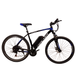 Электровелосипед CrossBike Tracker 29" 21" Чёрный-Синий задний 500W 48V/13Ah (уценка)