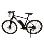 Электровелосипед CrossBike Tracker 29" 21" Чёрный-Синий задний 500W 48V/13Ah (уценка)