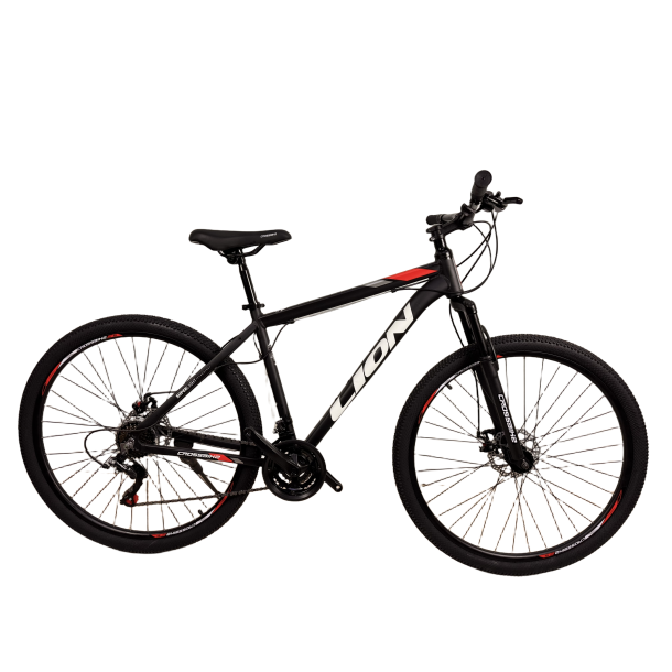 Велосипед CrossBike Lion 29" 19" Чорний-Червоний (уцінка)