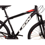 Велосипед CrossBike Lion 29" 19" Чёрный-Красный (уценка)