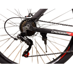 Велосипед CrossBike Lion 29" 19" Чорний-Червоний (уцінка)