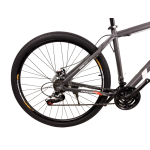 Велосипед CrossBike Lion 29" 19" Сірий-Помаранчевий (уцінка)