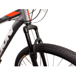 Велосипед CrossBike Lion 29" 19" Сірий-Помаранчевий (уцінка)