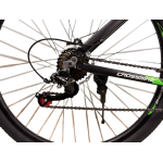 Велосипед CrossBike Lion 29" 19" Чёрный-Зеленый (уценка)