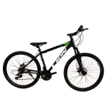 Велосипед CrossBike Lion 27.5" 17" Чорний-Зелений (уцінка)