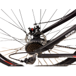 Велосипед CrossBike Lion 27.5" 17" Чорний-Червоний (уцінка)