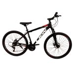 Велосипед CrossBike Lion 27.5" 17" Чёрный-Красный (уценка)